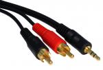 Cablu adaptor audio (mufa stereo la mufa RCA)