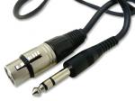 Microphone Cable (Stereo Plug rau XLR Plug)