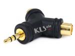 Stereo Plug Kanggo RCA Jack x2