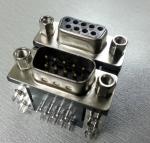 Double layer D-Sub Connector ,DR 2 Row Right Angle