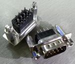 DP 2 Row D-SUB Connector, PCB Riveting Type,9 15 25 37 Pins Lehilahy Vehivavy