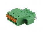 3.50mm Male Pluggable terminal block with fixed hole