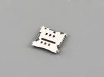 Micro SIM Card Connector, 6Pin H1.5mm, Tray type