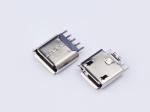 CONN MICRO USB 5P კლიპის ტიპი 0.8 მმ