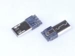 CONN PLUG MICRO USB TYPE B Զոդման T3.0,L8.8mm