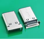 24P Vertical SMD L=10,2 mm Conector USB 3.1 tipo C enchufe macho