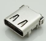 14P DIP+SMD L=10.0mm USB 3.1 प्रकार C कनेक्टर महिला सॉकेट
