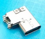 14P DIP ဘေးထွက် USB 3.1 အမျိုးအစား C ချိတ်ဆက်ကိရိယာ အမျိုးသမီး ပလပ်ပေါက်