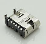 6P SMD USB 3.1 type C connector female socket