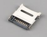 Micro-SD-Kartensteckverbinder, HINGED TYPE, H1.9mm