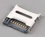 माइक्रो एसडी कार्ड CONN; HINGED TYPE, H1.5mm र H1.8mm