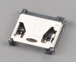Micro SD-kaartconnector SCHARNIEREND TYPE, H1,9 mm