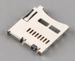 Micro SD kart konnektoru təkan itələyici, H1.85mm, Normalda açıqdır
