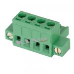 5.00mm &5.08mm Male Pluggable terminal block With Fixed hole