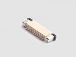 1.0mm ZIF SMT H2.0mm lower/upper contacts FPC/FFC connector