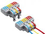 Din Rail Wire Splice Connectors,For 4mm2,03 in 09 out