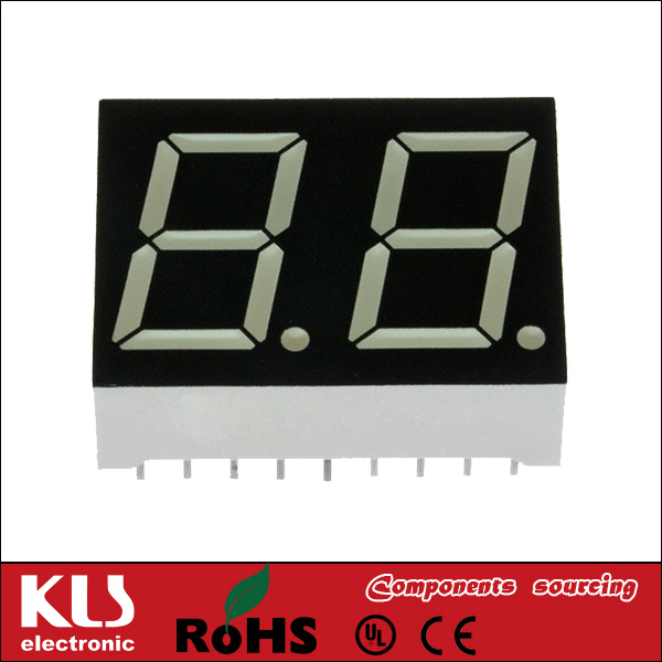 Double LED numeric display